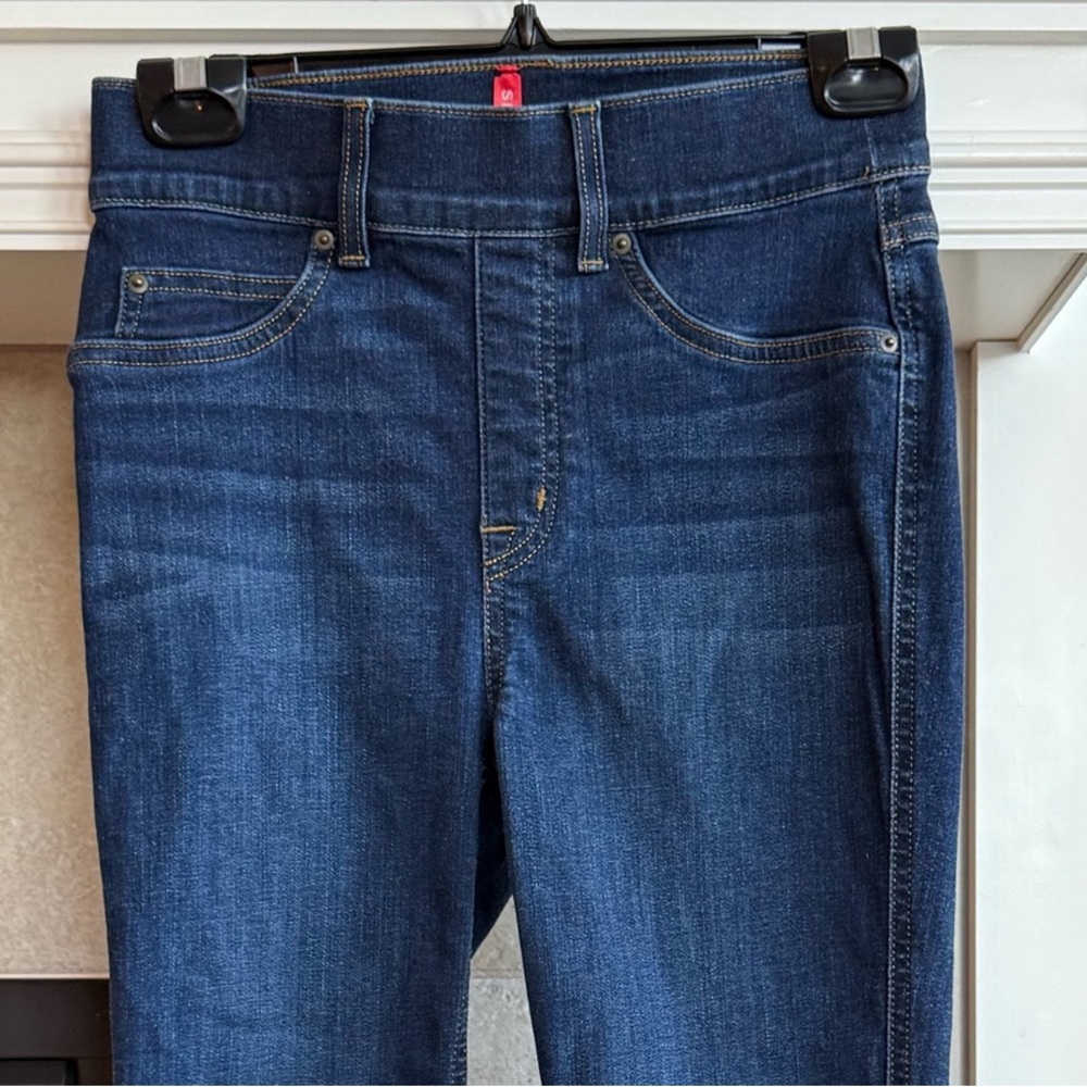 SPANX Women's Dark Blue Ankle Jeans - Picture 7 of 13